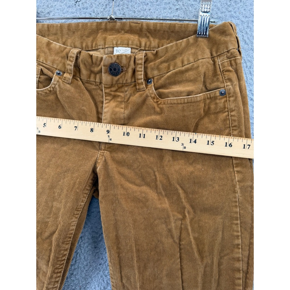 J.Crew Women's Corduroy Pants Bootcut 5-Pocket Size 27 S Camel Brown Stretch - Picture 3 of 13